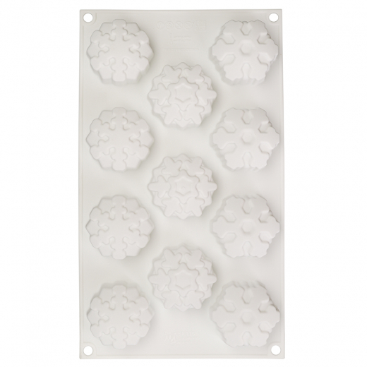 Форма для приготовления пирожных и конфет Snowflakes 30,5 х 18 см