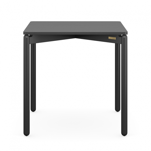 Стол обеденный Saga, 75х75 см, темно-серый